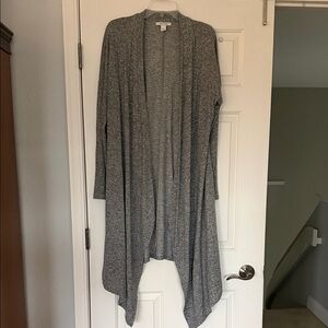 White House Black Market Heather Gray Cardigan